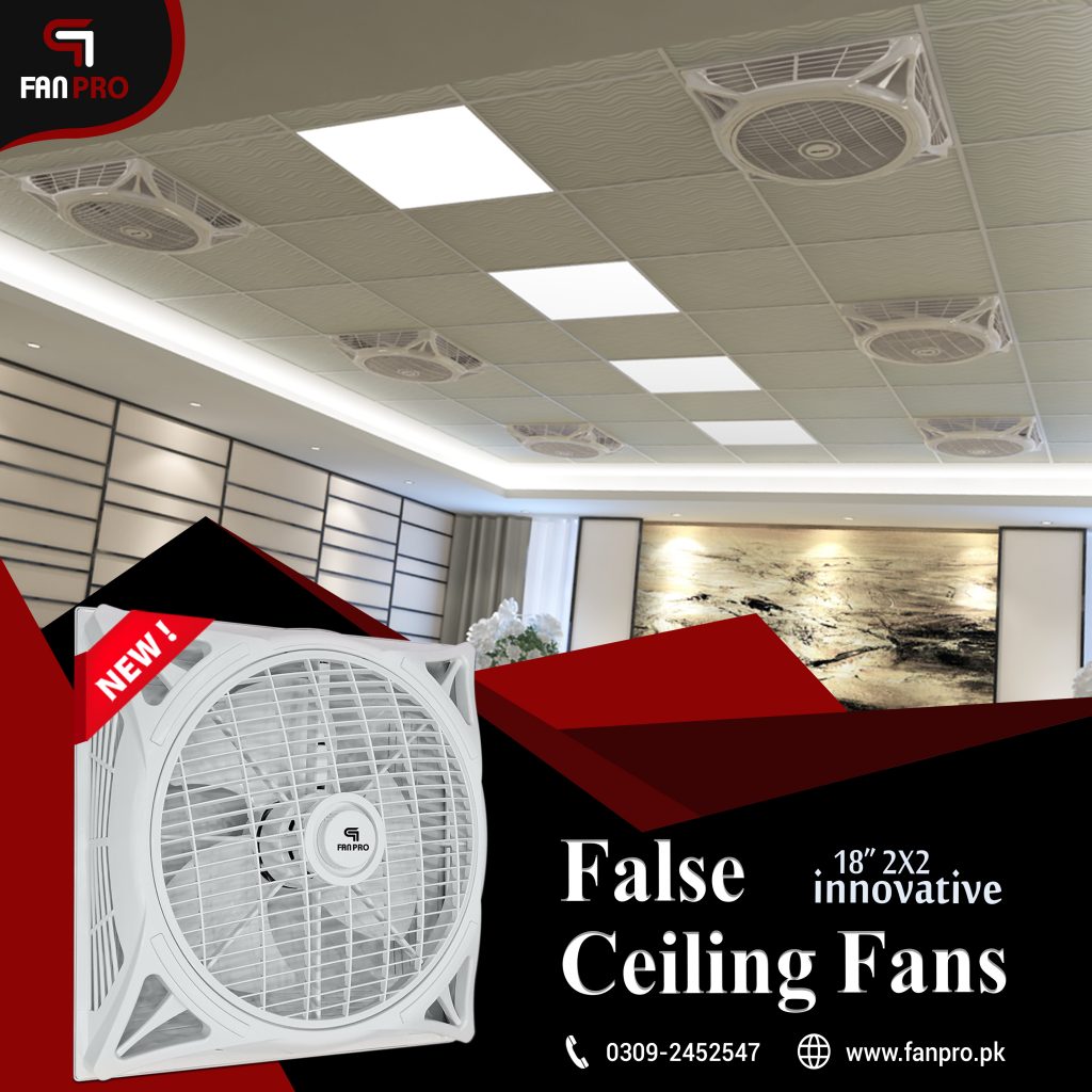 False Ceiling Fans in Pakistan